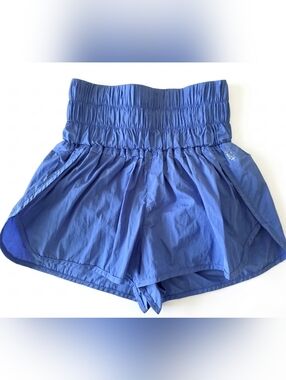 FP Movement The Way Home High-Rise Shorts Blue - Size Medium